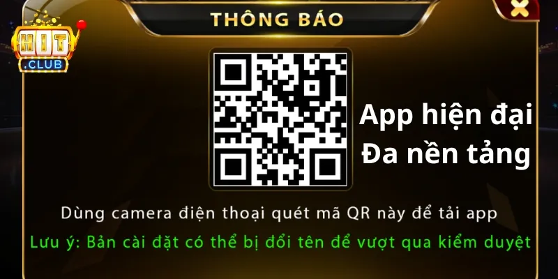 Hitclub cung cấp cả phiên bản ứng dụng cho điện thoại di động